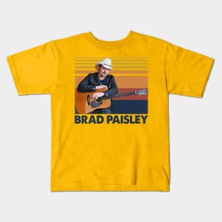 Country Charisma Brad Paisley's Irresistible Stage Aura Kids T-Shirt